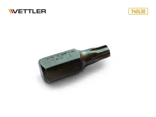 Бита вставка TORX T40 3/8' 30мм VETTLER 18785