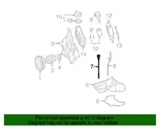 Dipstick ! \07>09 MB E 550 5.5L V8 273 010 11 72 64