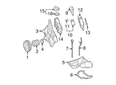 Dipstick ! \07>09 MB E 550 5.5L V8 273 010 11 72 64