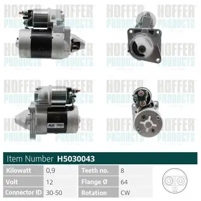 Стартер HOFFER H5030043