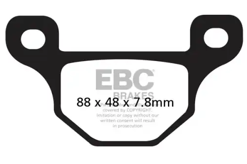 Тормозные колодки дисковые EBC FA481