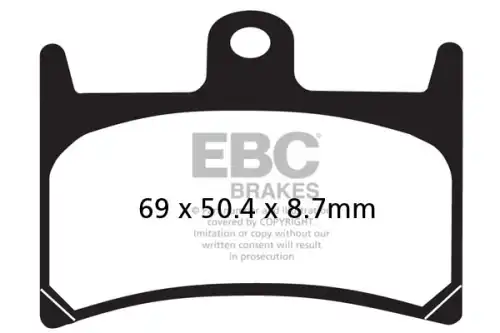 Тормозные колодки дисковые EBC FA220