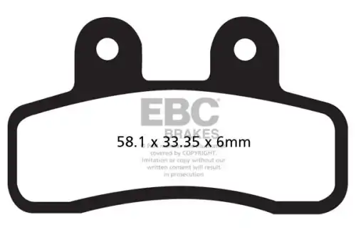 Тормозные колодки дисковые EBC FA448