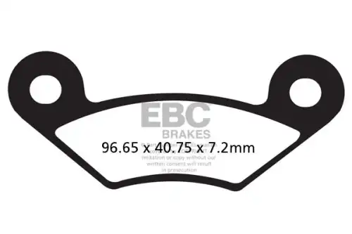 Тормозные колодки дисковые EBC FA483R