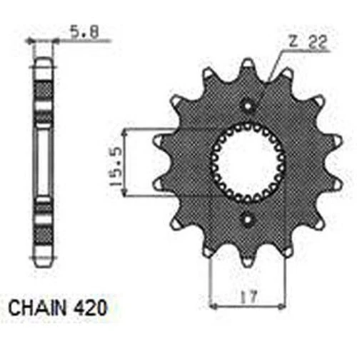 Деталь 10716 SUNSTAR