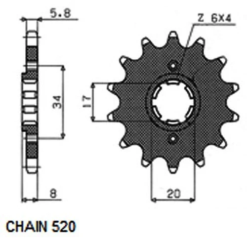 Деталь 30213 SUNSTAR