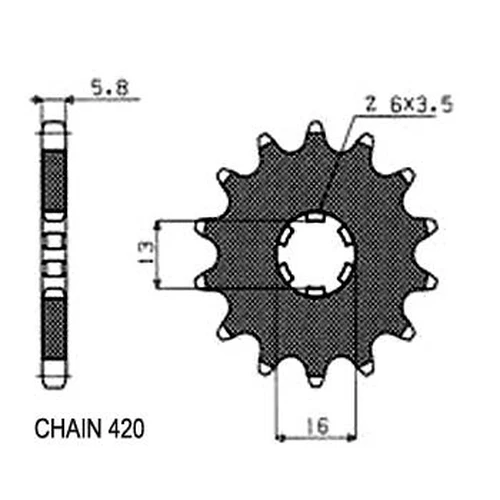 Деталь 10114 SUNSTAR