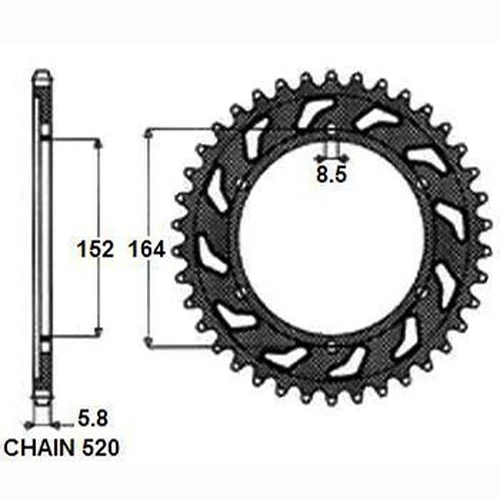 Деталь 1367942 SUNSTAR