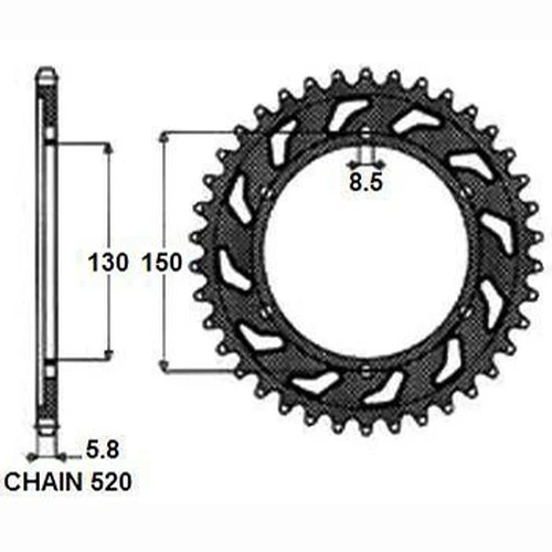 Деталь 1358944 SUNSTAR