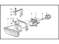 Фара противотуманная BMW 63 17 1 390 880
