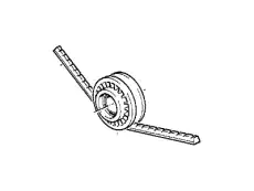 Ремень клиновой BMW 64 55 1 734 669