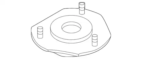 Mazda,Опора передней стойки Mzd2 D651-34-380B