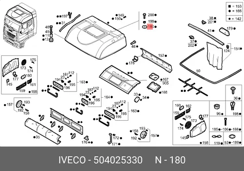  504025330 пробка IVECO