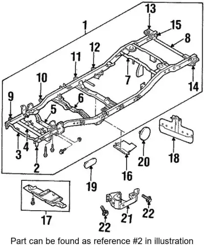 Кронштейн переднего бампера 8971419342 ISUZU