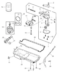 Прокладка масляного поддона DODGE 53007 568AC