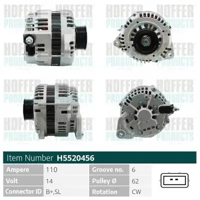Генератор HOFFER H5520456