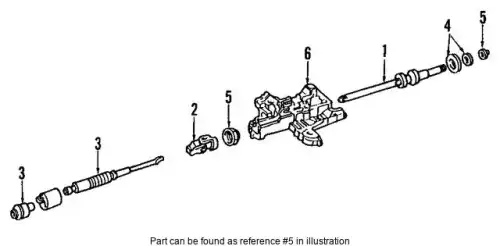 SLEEVE (STEERING COLUMN TUBE BEARING) E2AZ-3518-C FORD