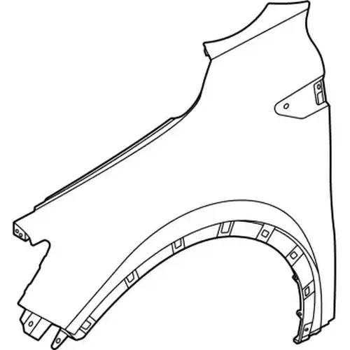 Крыло HYUNDAI / KIA 66310P2000