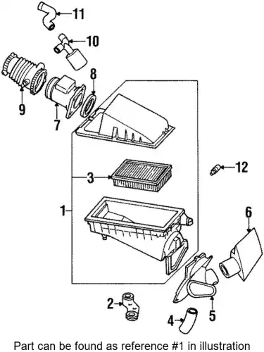 CLEANER ASY. F7RZ-9600-AA FORD