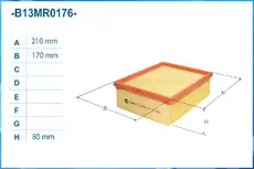 Фильтр воздушный CWORKS B13MR0176