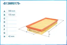 Фильтр воздушный CWORKS B13MR0179