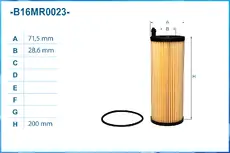 Фильтр масляный CWORKS B16MR0023