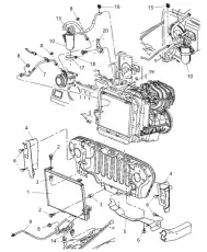 Радиатор кондиционера (конденсатор) JEEP 55037618AE