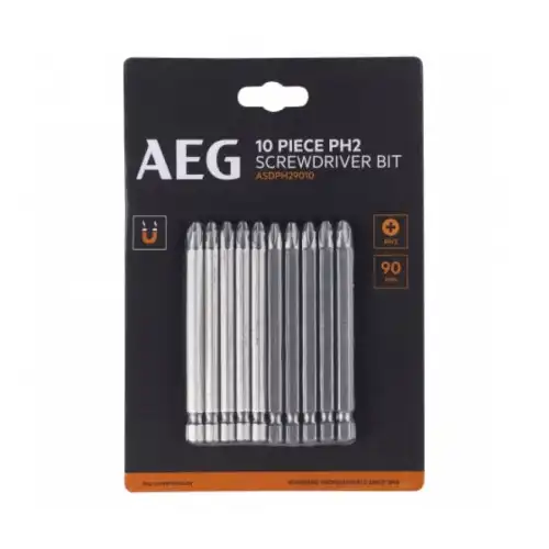 AEG Биты 10шт.РН2x90mm ASDPH29010 4932479510