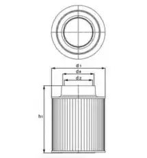 Фильтр воздушный KNECHT LX388