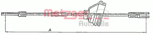 Трос 10.818 METZGER