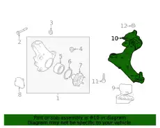 Driehoeksarm arm J9C35655 JAGUAR