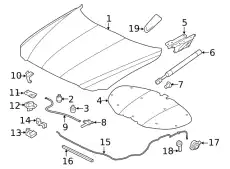 Motorkappaneel T4A35626 JAGUAR