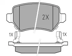 Тормозные колодки дисковые MEYLE 025 234 1715/W