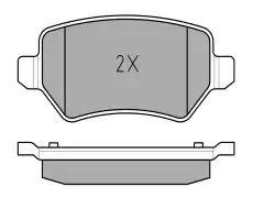 Тормозные колодки дисковые MEYLE 025 234 1715/W