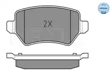 Тормозные колодки дисковые MEYLE 025 234 1715/W