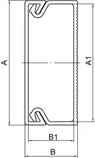 Кабель-канал TMC 25/1x17 дл.2м 00304 DKC