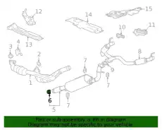 Хомут глушителя GM 87823103