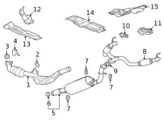 Хомут глушителя GM 87823103