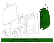 DOOR ASY - REAR DT1Z-6140010-AN FORD