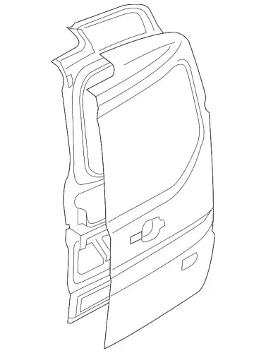DOOR ASY - REAR DT1Z-6140010-AN FORD