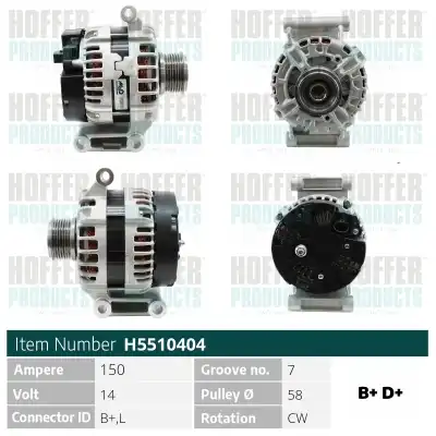 Генератор HOFFER H5510404