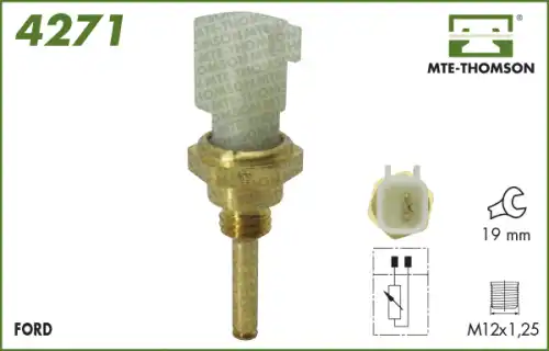 Датчик, температура головки цилиндров 4271 MTE-THOMSON