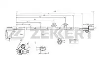 Датчик ABS ZEKKERT SE-6156