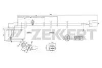 Датчик ABS ZEKKERT SE-6158