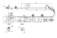 Датчик ABS ZEKKERT SE-6167