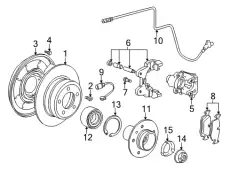 Тормозные колодки дисковые BMW 34 21 6 761 253