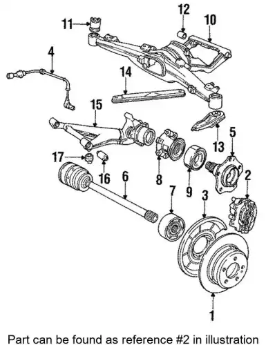 Суппорт тормозной BMW 34 21 1 155 491