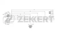 Датчик ABS ZEKKERT SE-6162