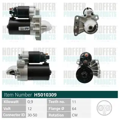 Стартер HOFFER H5010309