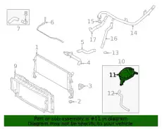 RESERVOIR TANK 25431F2400 KIA